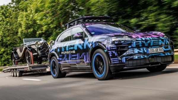 Новый Porsche Cayenne Electric показан в камуфляже Новый Porsche Cayenne Electric показан в камуфляже