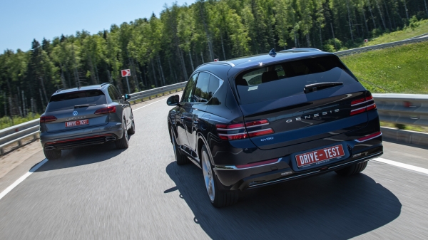 Противопоставляем дизельные Genesis GV80 и VW Touareg Противопоставляем дизельные Genesis GV80 и VW Touareg