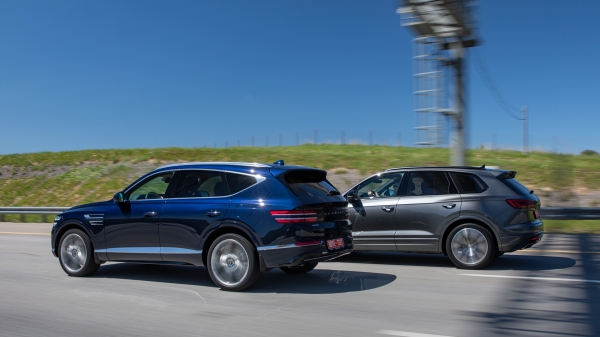 Противопоставляем дизельные Genesis GV80 и VW Touareg Противопоставляем дизельные Genesis GV80 и VW Touareg