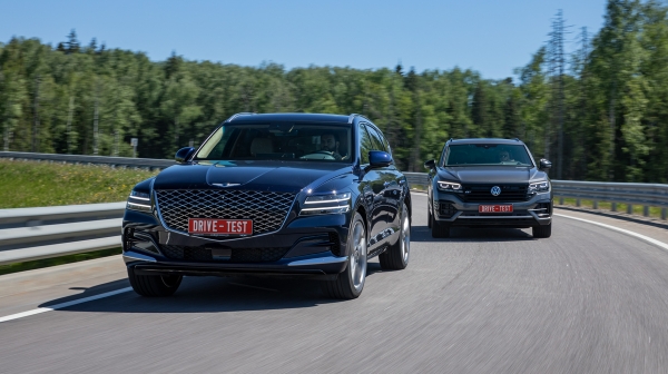 Противопоставляем дизельные Genesis GV80 и VW Touareg Противопоставляем дизельные Genesis GV80 и VW Touareg