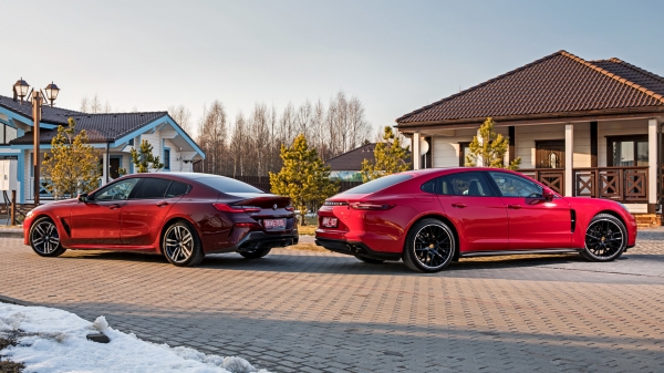 Соотносим BMW 840i Gran Coupe с хэтчем Porsche Panamera 4 Соотносим BMW 840i Gran Coupe с хэтчем Porsche Panamera 4