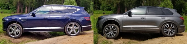Противопоставляем дизельные Genesis GV80 и VW Touareg Противопоставляем дизельные Genesis GV80 и VW Touareg