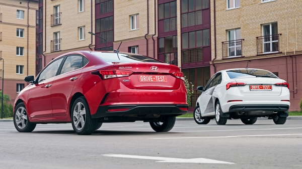 Сверяем обновления хитов Hyundai Solaris и&nbsp;Skoda Rapid