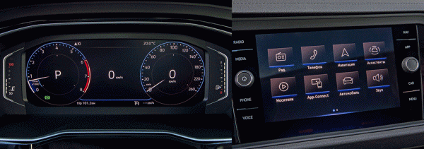 Пижоним на седане Volkswagen Jetta перед Kia Cerato Пижоним на седане Volkswagen Jetta перед Kia Cerato