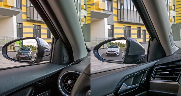 Пижоним на седане Volkswagen Jetta перед Kia Cerato Пижоним на седане Volkswagen Jetta перед Kia Cerato