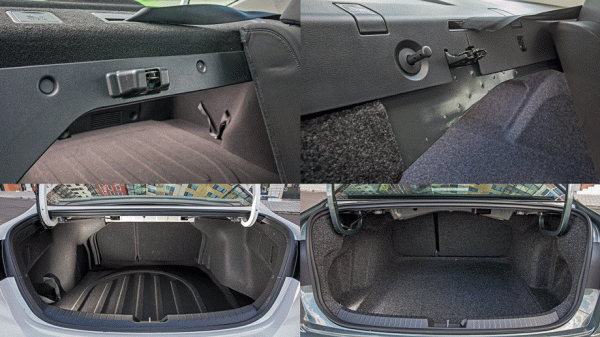 Пижоним на седане Volkswagen Jetta перед Kia Cerato Пижоним на седане Volkswagen Jetta перед Kia Cerato