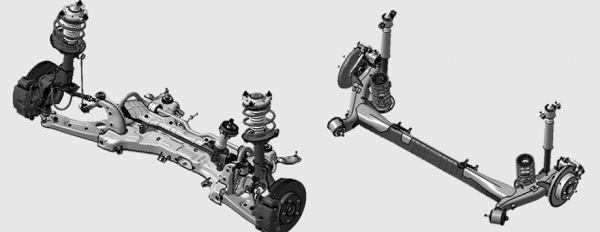 Пижоним на седане Volkswagen Jetta перед Kia Cerato Пижоним на седане Volkswagen Jetta перед Kia Cerato