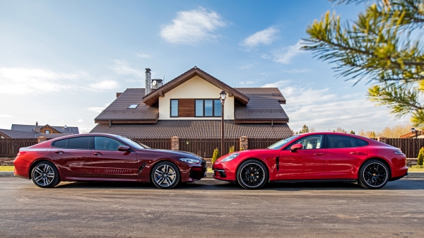 Соотносим BMW 840i Gran Coupe с хэтчем Porsche Panamera 4 Соотносим BMW 840i Gran Coupe с хэтчем Porsche Panamera 4