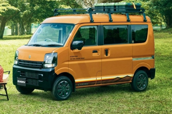 Микровэн Suzuki Every превратился в машину для приключений Микровэн Suzuki Every превратился в машину для приключений