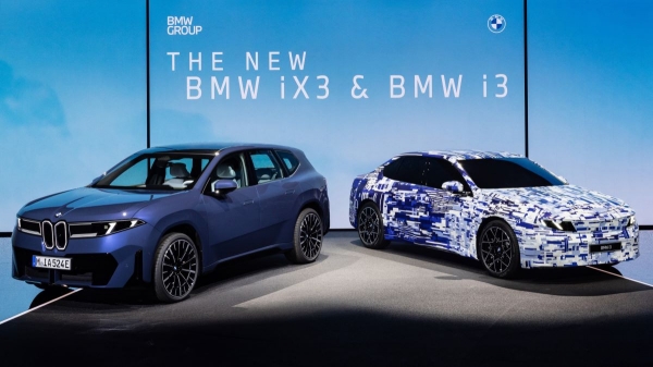 Серийный седан BMW i3 Neue Klasse показан в камуфляже Серийный седан BMW i3 Neue Klasse показан в камуфляже