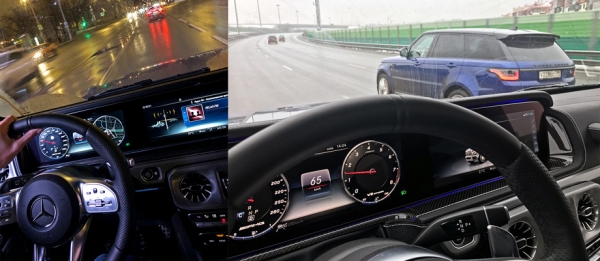 Сравниваем Mercedes-AMG G 63 и Range Rover Sport SVR Сравниваем Mercedes-AMG G 63 и Range Rover Sport SVR