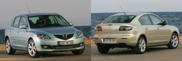 Подпрыгиваем на неровностях за рулём хэтчбека Mazda 3 Подпрыгиваем на неровностях за рулём хэтчбека Mazda 3