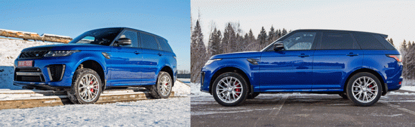 Сравниваем Mercedes-AMG G 63 и Range Rover Sport SVR Сравниваем Mercedes-AMG G 63 и Range Rover Sport SVR