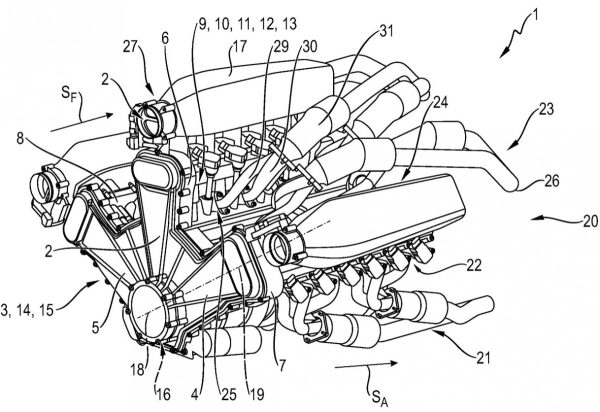 Круче Bugatti: компания Porsche запатентовала мотор W18