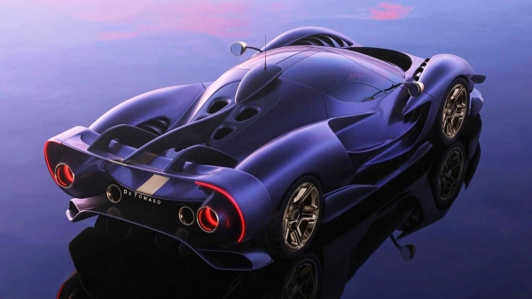 Для суперкара De Tomaso P900 подготовлен особый мотор V12 Для суперкара De Tomaso P900 подготовлен особый мотор V12