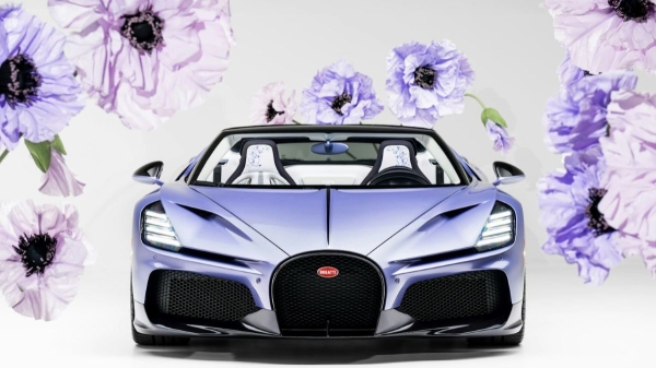 Bugatti W16 Mistral Caroline: цветочное совершенство