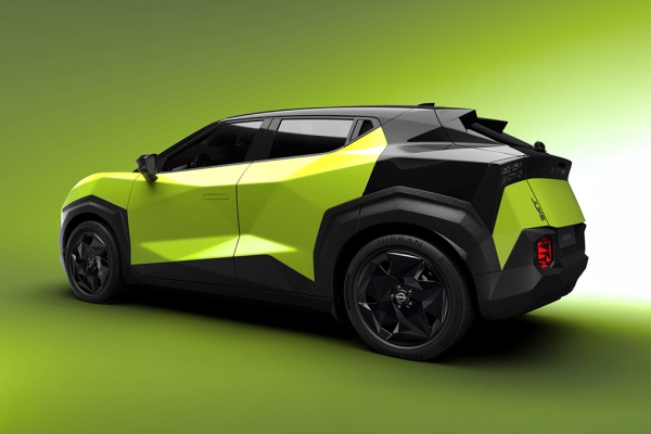 Nissan превратил Juke в угловатый электромобиль Nissan превратил Juke в угловатый электромобиль
