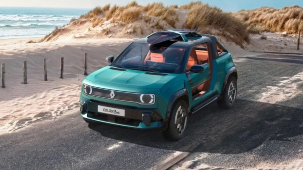 Электромобиль Renault 4 превратился в пляжный кроссовер