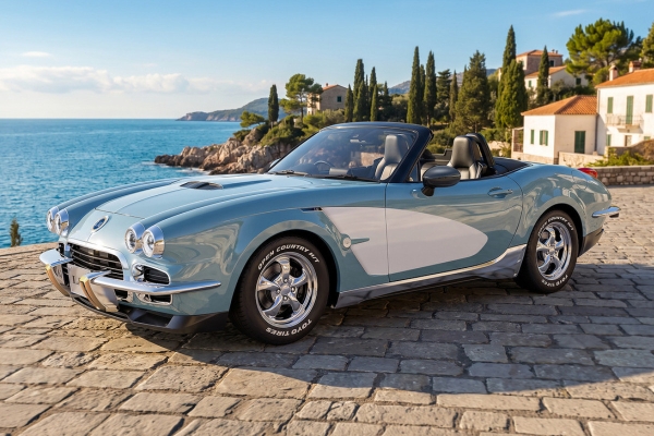 Mazda MX-5 станет родстером Mitsuoka LA1 в стиле Chevrolet Corvette C1