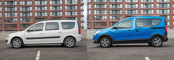 Загружаем трудоголиков Renault Dokker и Lada Largus Загружаем трудоголиков Renault Dokker и Lada Largus