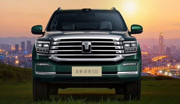 Обновленный внедорожник Tank 500 показан в Китае Обновленный внедорожник Tank 500 показан в Китае
