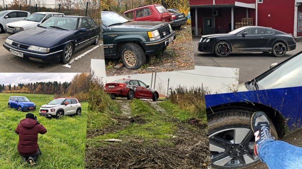 Мокнем в поле с кроссоверами Kia Soul и Citroen C3 Aircross Мокнем в поле с кроссоверами Kia Soul и Citroen C3 Aircross