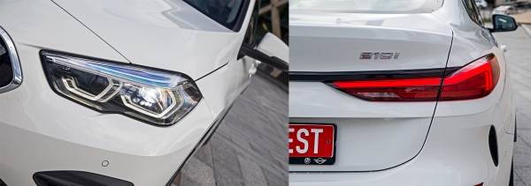 Тянем передними колёсами седан BMW 218i Gran Coupe