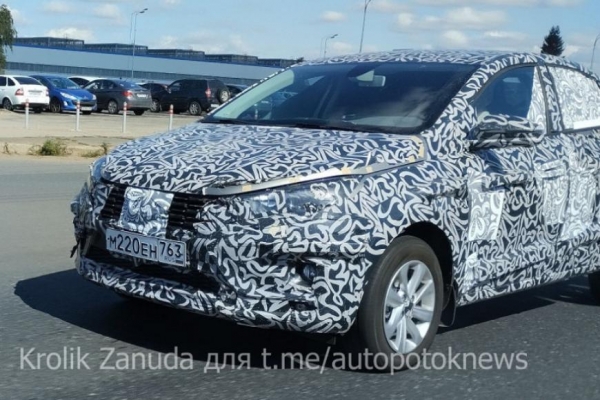 Lada Iskra впервые сфотографировали вблизи во время дорожных испытаний Lada Iskra впервые сфотографировали вблизи во время дорожных испытаний