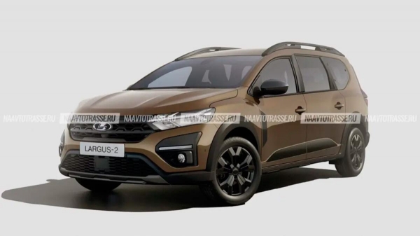 Опубликованы первые неофициальные рендеры нового универсала LADA LARGUS 2024-го года