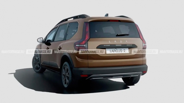 Опубликованы первые неофициальные рендеры нового универсала LADA LARGUS 2024-го года